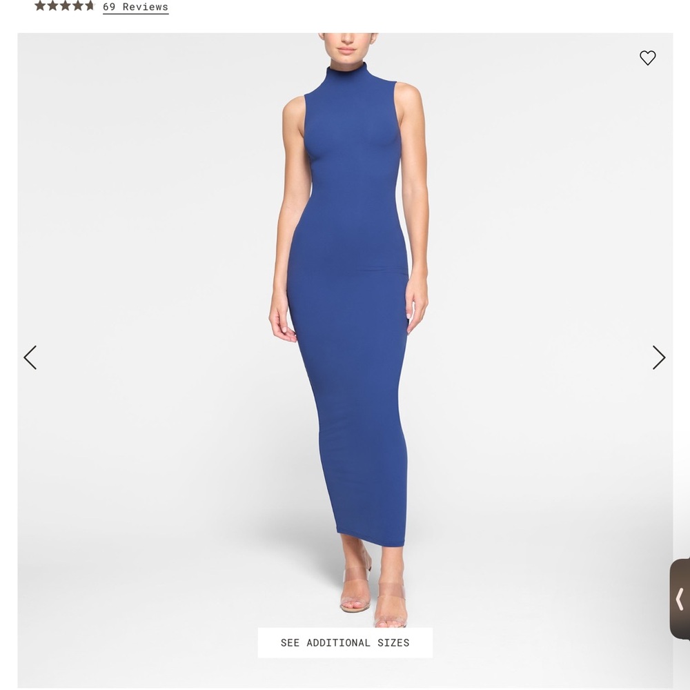Skims maxi dress sapphire
